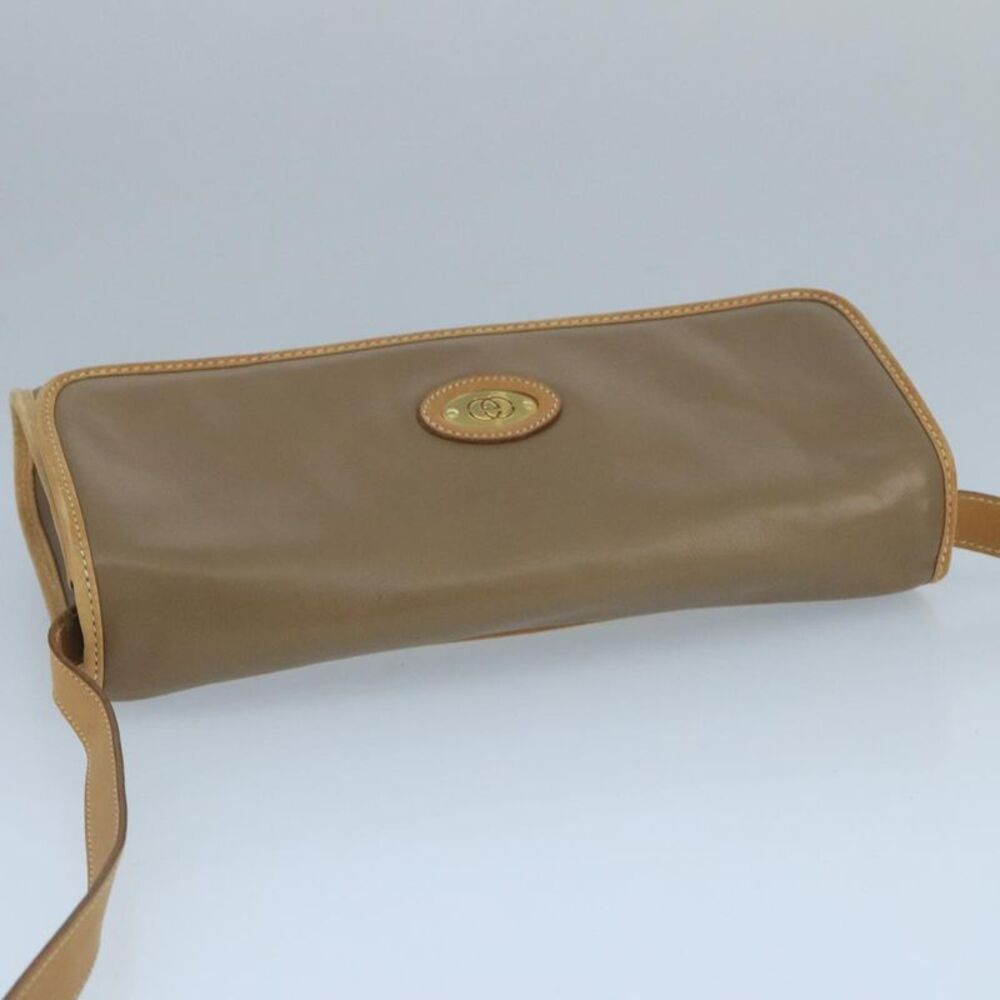 Gucci Beige Leather Shoulder Bag (Pre-Owned) - Picture 12 of 16